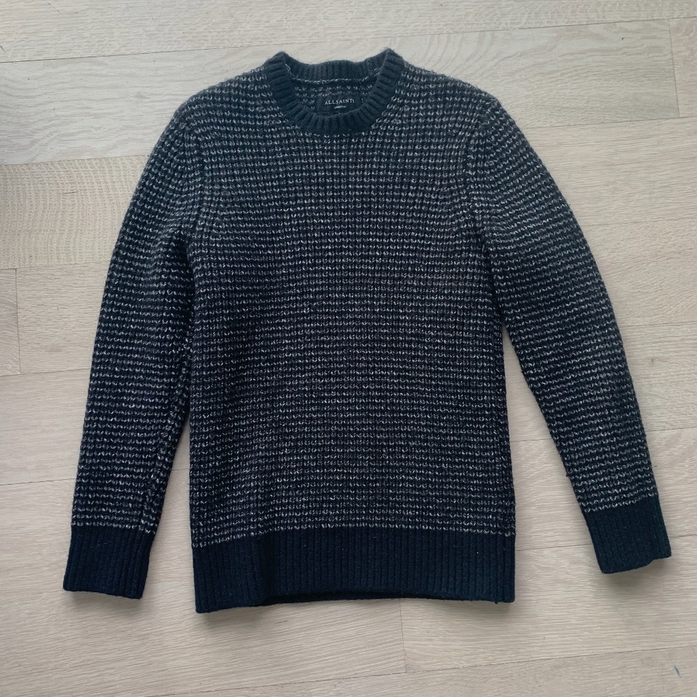 AllSaints Larkk Chunky Wool Sweater